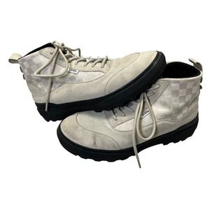 Vans UltraRange EXO Hi MTE-1 Tan Checkerboard Cold Weather Boots Womens 8 721454